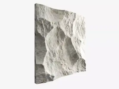 210-RockPanel rock wall art 3D model