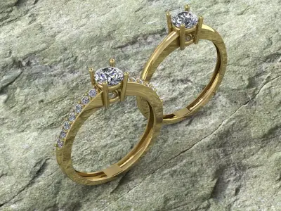 Rings 3D print model 19