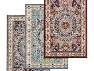 Rug Set 1864 3D model