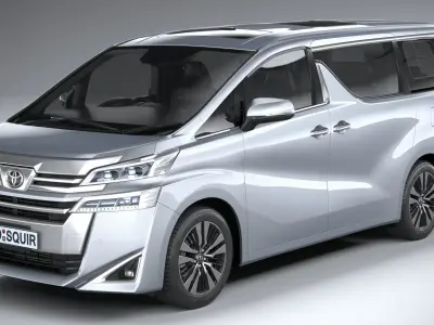 Toyota Vellfire base 2023 3D model