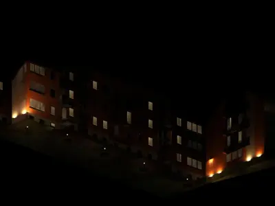 Deutsches Mehrfamilienhaus German apartment house 3D model