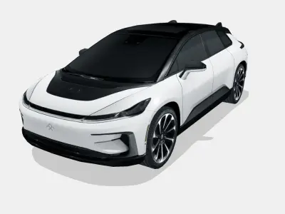 Faraday Future FF91 Low-poly 3D model