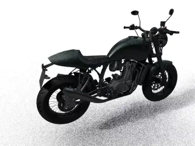 Macs rex motorcycle fully Quad topo UV unwrapped and textured Free low-poly 3D model