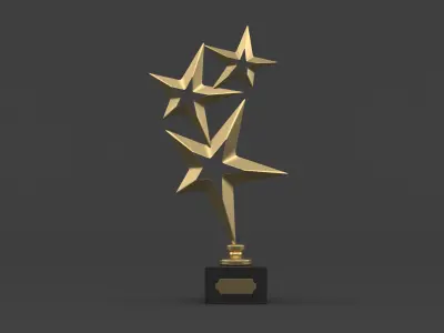 Trophy Cups 3D model 45