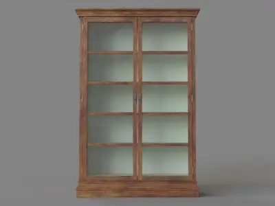 Seneca Display Cabinet Brown 3D model