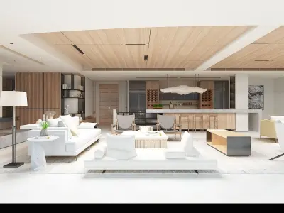 luxury home interior 3D model