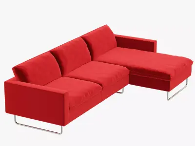 italsofa spades sofa 3D model