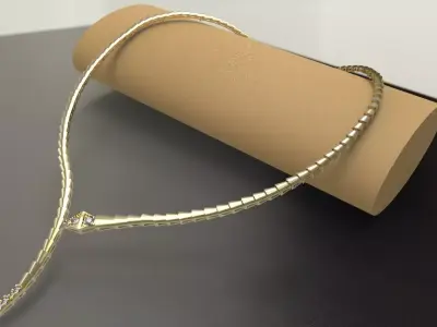 BVLGARI Light Serphenti Necklace 3D print model