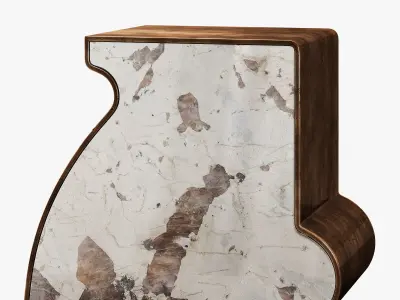 Kelly Wearstler ternion traid tercet side table 3D model