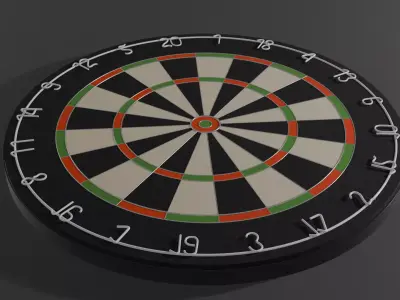 Dart Board Free 3D model purchase
