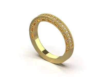 ring code 166 3D print model