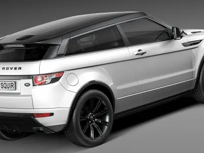 Range Rover Evoque Black Design 2013 3D model