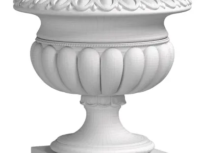 Classic outdoor  vase for decoration  3D model