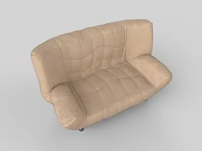 Single sofa 3D model