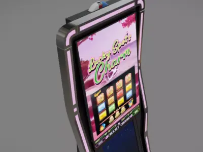 Slot Machine 06 Low-poly 3D model