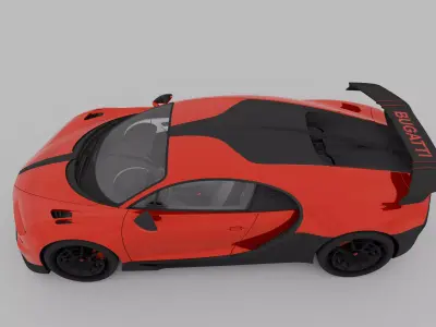 Bugatti Chiron R 3D model