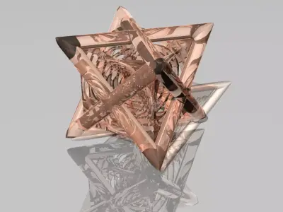 Star Cube Free 3D model