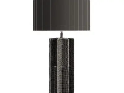 RH LATTICE TABLE LAMP 3D model