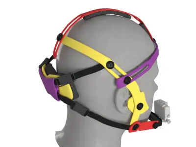 Adventure mask for GoPro 3D model