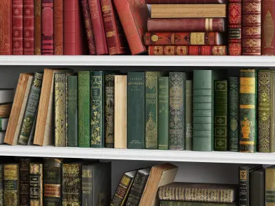 Classic Books 06 3D model