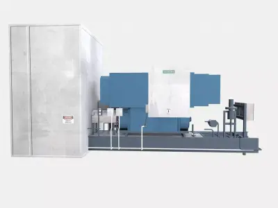 BOG Compressor Low-poly 3D model