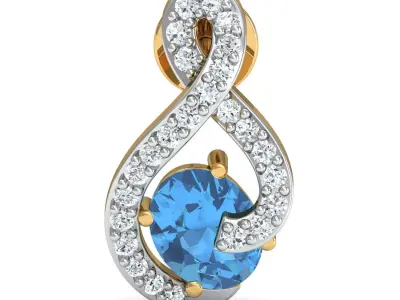 Diamond Locket Set 3D print model 3