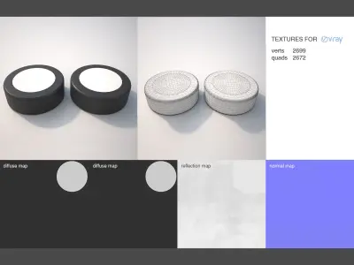 Puck sportball 3D model