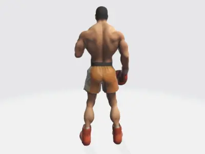 Low-poly Boxer Low-poly 3D model