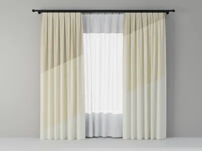 Curtains 06 collection 1 3D model