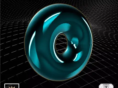 3D Torus Mode - AR VR Projects - Included a UUON Limit3D Gift Low-poly 3D model