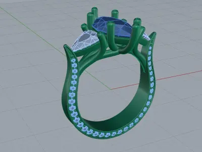 Ring model 3D print model