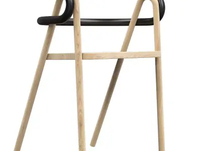 Chair Compositions 3d model Low-poly 3D model