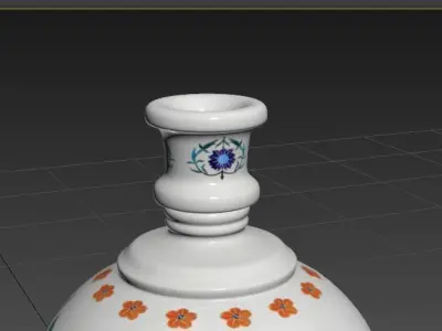 Flower Vase  Low-poly 3D model