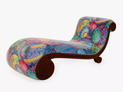 Classic Lounge Snail Sofa 3D model