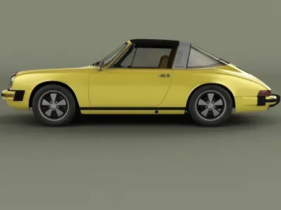 Porsche 911 Targa 1974 3D model