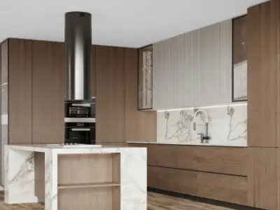Kitchen 075 3D model