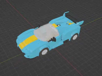 MocBricks3D - Porsche-918 RSR 3D print model