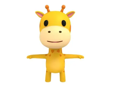 Little Giraffe 3D model
