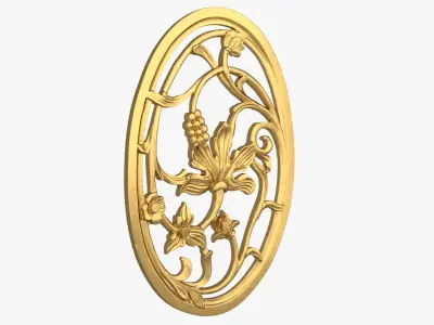 Classic decor ornament 240 3D model