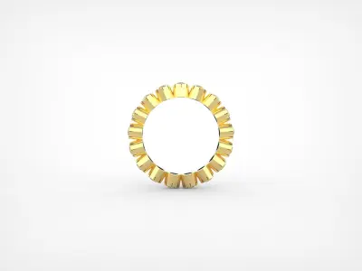 Cylinder Eternity ring Free 3D print model