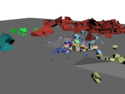 Rubble and Rocks 3D model