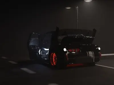 car cartoon 3D model