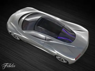 Infiniti Emerg-E concept 3D model