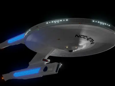 Akula Class Destroyer Free 3D model