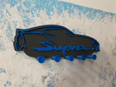 Toyota Supra Key Rack 3D print model