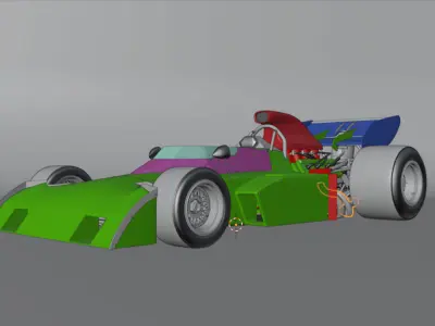 Surtees TS9B 1971 3D Model 3D model