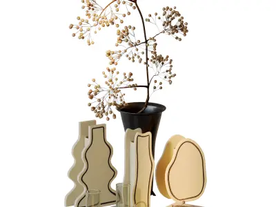 Decorative set fermliving 3D model