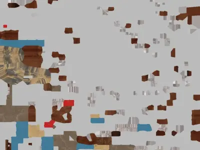 pharaonic city  Low-poly 3D model