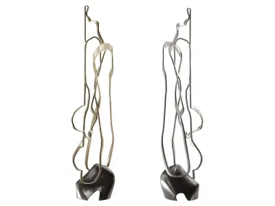 Abstract Sculpture 3D model 4