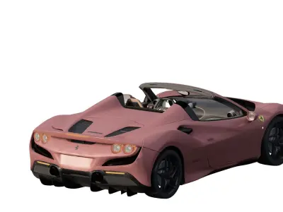 Ferrari F8 Spider 3D model
